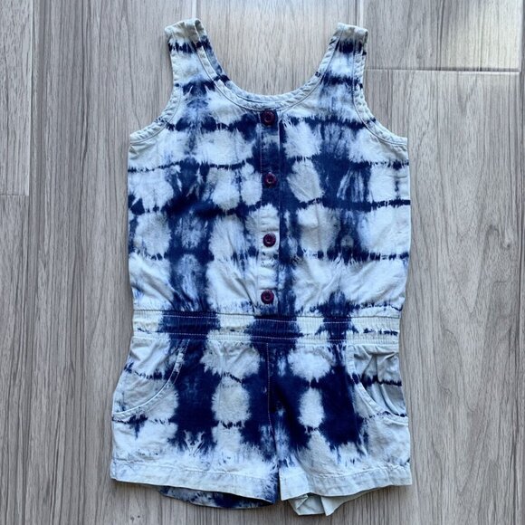 Munster Kids Tie Dye Romper - Picture 1 of 7